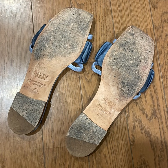 Malone Souliers blue slides Demi flats - Picture 4 of 5